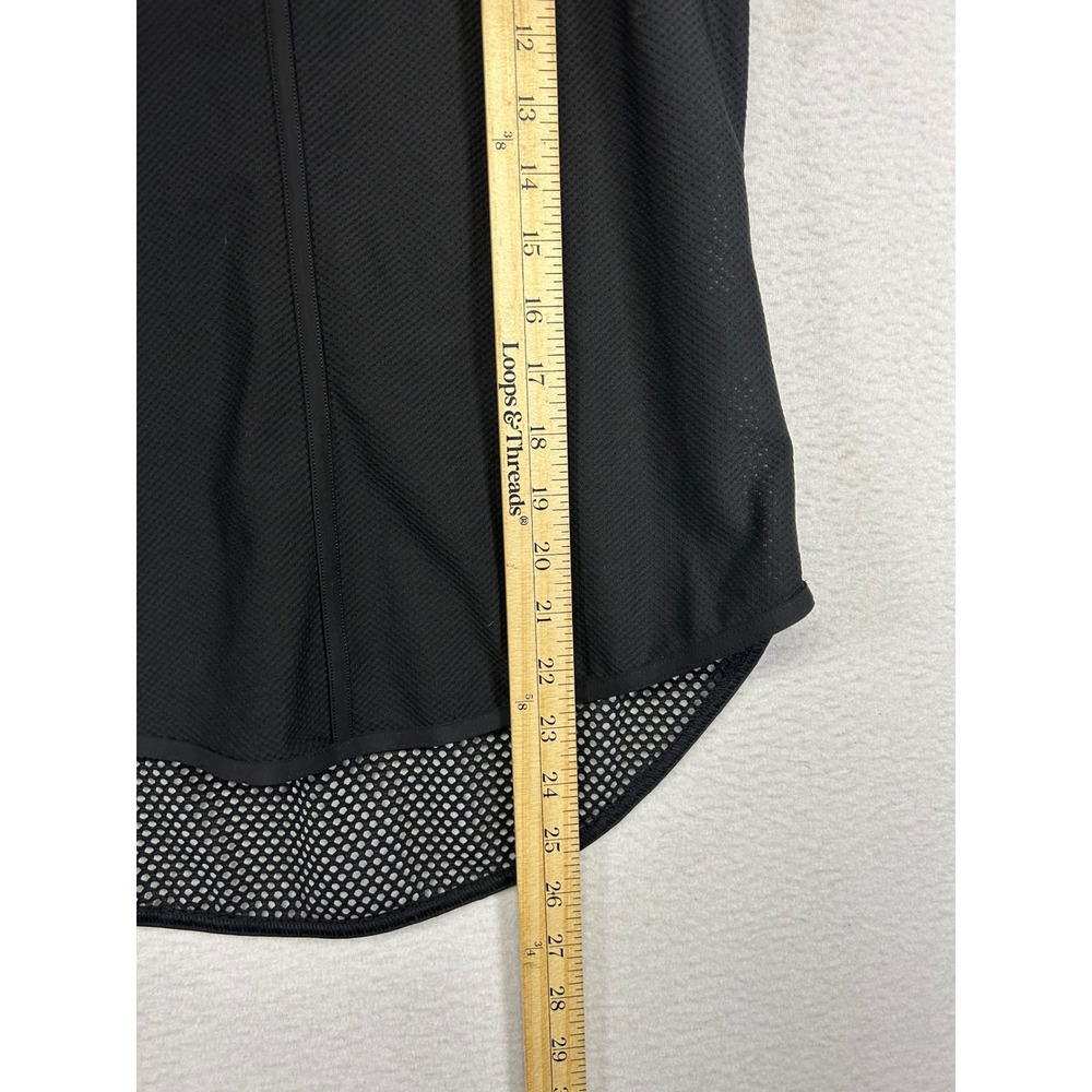 Athletic Puma Womens Sm Black Mesh Racerback Tank Top Rose Gold Logo 515713-01 - Picture 5 of 10
